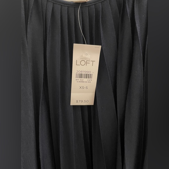 Loft strap navy dress - Picture 3 of 5